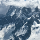 A view of Grandes Jorasses Mountain.